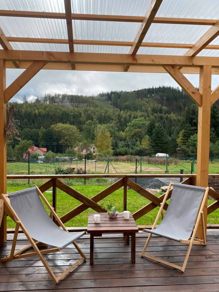 górskie formy dom w górach z balią na wynajem